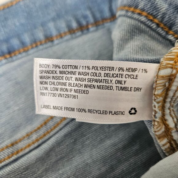 Mens Goodfellow & Co Slim Straight Fit Denim Jeans W38 L30 Light Wash Total Flex - Picture 10 of 12